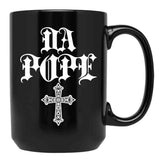 Da Pope Chicago Pope Leo Black Coffee Mug - Black