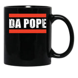 Da Pope From America Chicago Pope Leo Xiv Provost Black Coffee Mug - Black