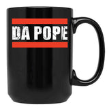 Da Pope From America Chicago Pope Leo Xiv Provost Black Coffee Mug - Black