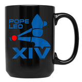 Da Pope (10) Black Coffee Mug - Black