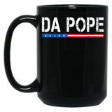 Da Pope (1) Black Coffee Mug