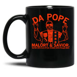Da Pope (2) Black Coffee Mug