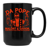 Da Pope (2) Black Coffee Mug - Black