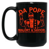 Da Pope (2) Black Coffee Mug