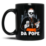 Da Pope (6) Black Coffee Mug