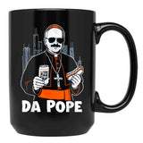 Da Pope (6) Black Coffee Mug - Black