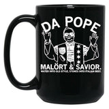 Da Pope (8) Black Coffee Mug
