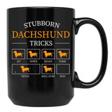 Dachshund Gift Shirt Black Coffee Mug, Gift Coffee Mug - Black