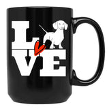 Dachshund Lover Black Coffee Mug, Gift Coffee Mug - Black