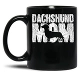 Dachshund Mom Wiener Weiner Doxie Mama Mother'S Day Gift Black Coffee Mug, Gift Coffee Mug
