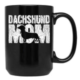 Dachshund Mom Wiener Weiner Doxie Mama Mother'S Day Gift Black Coffee Mug, Gift Coffee Mug - Black