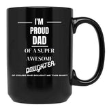 Dad Design Black Coffee Mug - Black