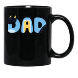 Dad Icon Black Coffee Mug, Gift Coffee Mug - Black