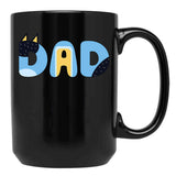 Dad Icon Black Coffee Mug, Gift Coffee Mug - Black
