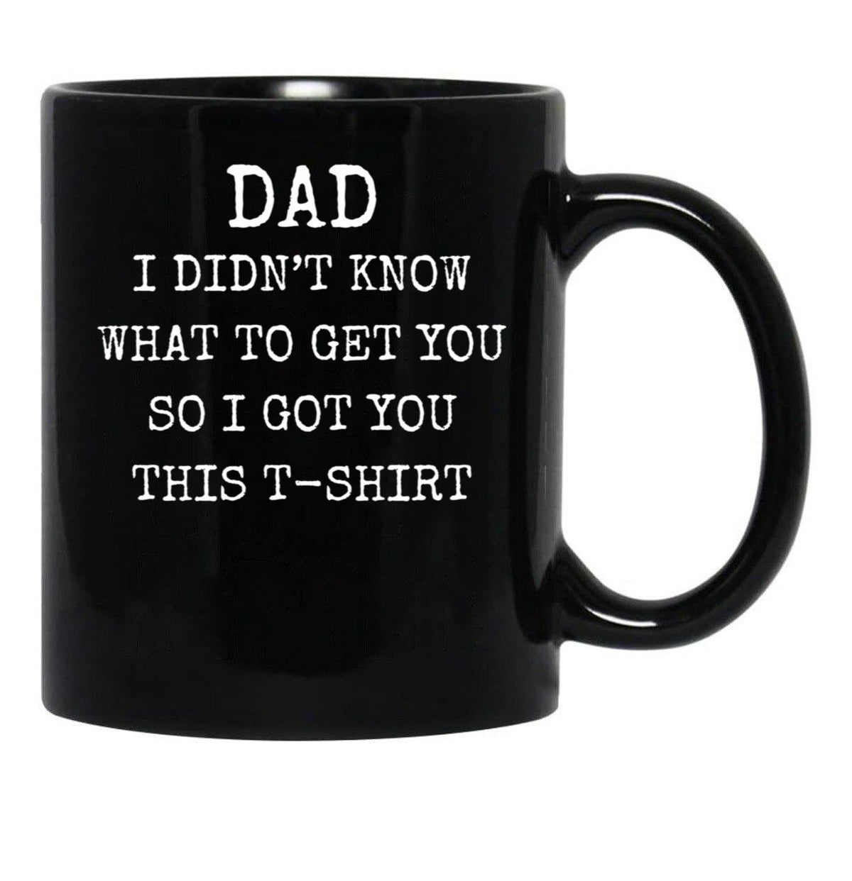 Dad Mug Black Coffee Mug - Black