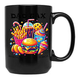 Dad Tax Making Sure Its Not Poison Black Coffee Mug - Black