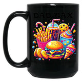 Dad Tax Making Sure Its Not Poison Black Coffee Mug
