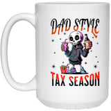 Dad Tax Season Essential Mug White Coffee Mug