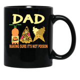 Dad Tax Mug, Father Days 29 Black Coffee Mug - Black