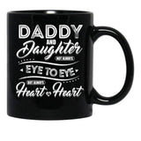 Daddy And Daughter (1) Black Coffee Mug - Black