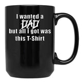 Daddy (1) Black Coffee Mug - Black
