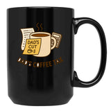 Dads Coffee Tax Black Coffee Mug - Black