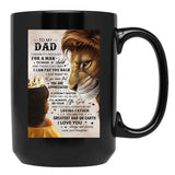 Daughter To My Dad Black Coffee Mug - Black