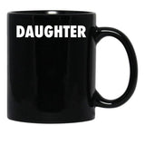 Daughter (1) Black Coffee Mug - Black