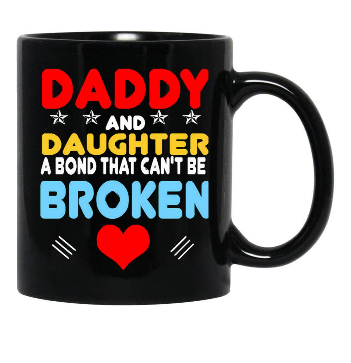 Daughter (3) Black Coffee Mug - Black