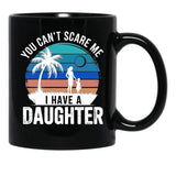 Daughters Love A Fathers Unbreakable Bond Black Coffee Mug - Black