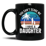 Daughters Love A Fathers Unbreakable Bond Black Coffee Mug