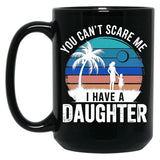Daughters Love A Fathers Unbreakable Bond Black Coffee Mug