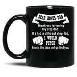Dear Bonus Dad (1) Black Coffee Mug