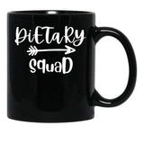 Dietary Squad Dietary Aide Rock Black Coffee Mug, Gift Coffee Mug - Black