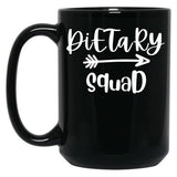 Dietary Squad Dietary Aide Rock Black Coffee Mug, Gift Coffee Mug