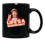 Dig To Garden Black Coffee Mug - Black
