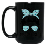Dispatcher Life Mom Funny Dispatcher Lover Black Coffee Mug, Gift Coffee Mug