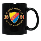 Djurgrdens If Hockey Black Coffee Mug, Gift Coffee Mug - Black