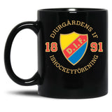 Djurgrdens If Hockey Black Coffee Mug, Gift Coffee Mug