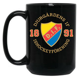 Djurgrdens If Hockey Black Coffee Mug, Gift Coffee Mug