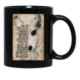 Dog Bull Terrier Black Coffee Mug - Black