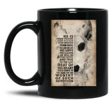 Dog Bull Terrier Black Coffee Mug
