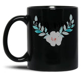 Dog Mom Black Coffee Mug, Gift Coffee Mug