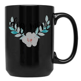 Dog Mom Black Coffee Mug, Gift Coffee Mug - Black