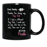 Dog Black Coffee Mug - Black