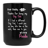 Dog Black Coffee Mug - Black