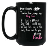 Dog Black Coffee Mug