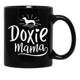 Doxie Mama Dachshund Dachshund Gift Dog Lover Dog Lover Funny Dog Doxie Gift Doxie Dog Mom Ft41 Black Coffee Mug, Gift Coffee Mug - Black