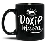 Doxie Mama Dachshund Dachshund Gift Dog Lover Dog Lover Funny Dog Doxie Gift Doxie Dog Mom Ft41 Black Coffee Mug, Gift Coffee Mug