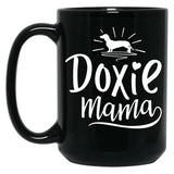 Doxie Mama Dachshund Dachshund Gift Dog Lover Dog Lover Funny Dog Doxie Gift Doxie Dog Mom Ft41 Black Coffee Mug, Gift Coffee Mug